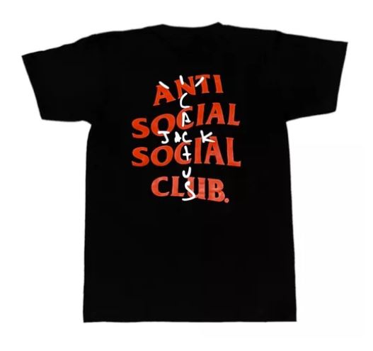 PLAYERA ANTI SOCIAL SOCIAL CLUB X CACTUS JACK