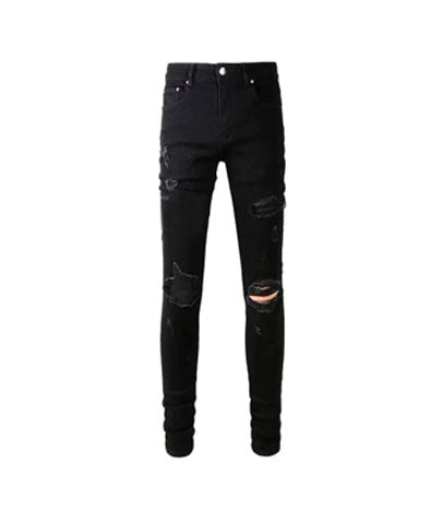 SKINNY JEANS NEGROS DE MEZCLILLA