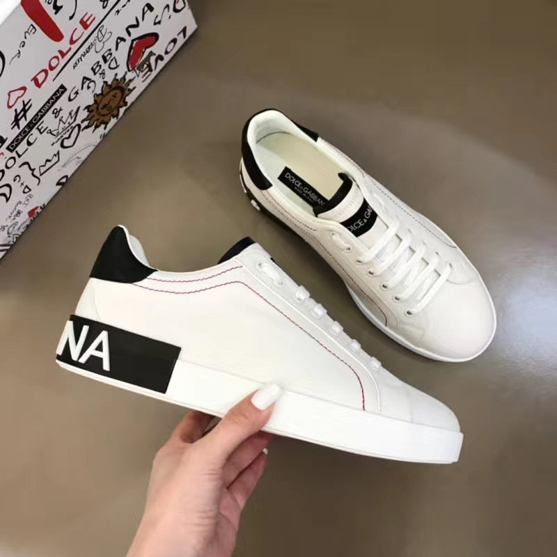 Tenis Dolce&gabbana Tenis Dolce Gabbana Negro Con Blanco Dolce